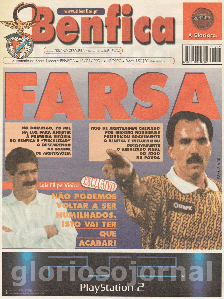 jornal o benfica 2990 2001-08-15